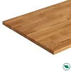 Forestea Tablette Bois Et Mélaminé<Tablette chêne massif huilé lamellé collé abouté 2000 x 400 x 18 mm