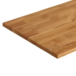 Forestea Tablette Bois Et Mélaminé<Tablette chêne massif huilé lamellé collé abouté 2000 x 400 x 18 mm