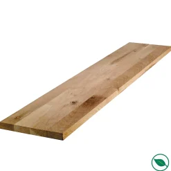 Forestea Tablette Bois Et Mélaminé<Tablette chêne massif lamellé collé abouté 800 x 200 x 18 mm
