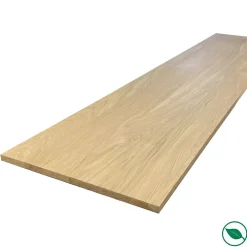 Forestea Tablette chêne massif pleines lames 1800 x 500 x 20 mm- Tablette Bois Et Mélaminé
