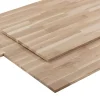 Tablette Bois Et Mélaminé<Tablette en chêne massif marron 30 x 200 cm, ép.18 mm