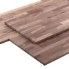 Tablette en noyer massif marron 60 x 200 cm, ép.18 mm- Tablette Bois Et Mélaminé