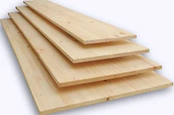 Tablette en pin massif 60 x 200 cm, ép.18 mm PPA18600- Tablette Bois Et Mélaminé