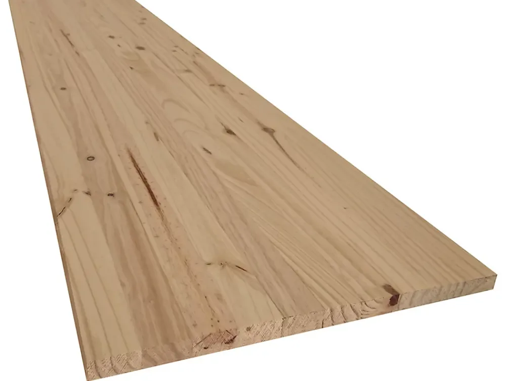 Tablette en pin massif 40 x 200 cm, ép.18 mm PPA18400- Tablette Bois Et Mélaminé