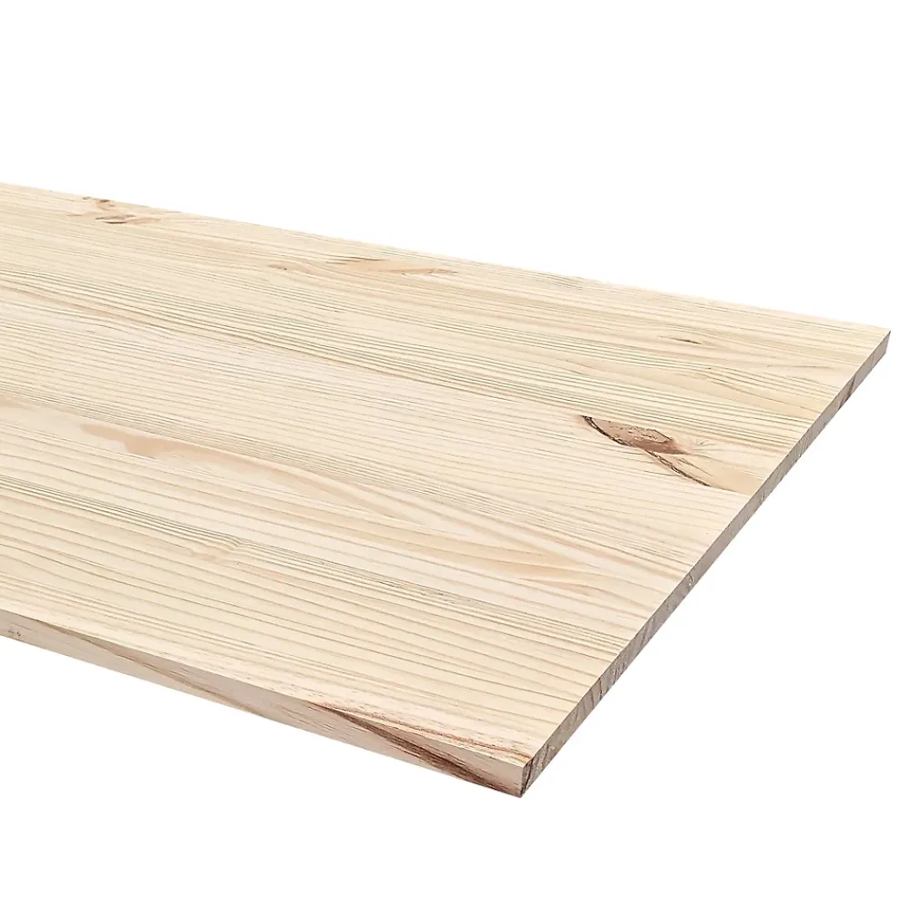Tablette en sapin ISB 200 x 50 cm, ép.18 mm- Tablette Bois Et Mélaminé
