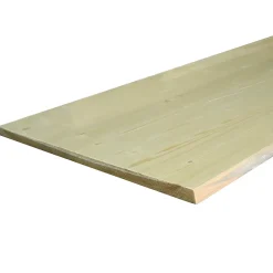 Tablette en sapin rustique 60 x 200 cm, ép.18 mm- Tablette Bois Et Mélaminé