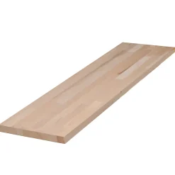 Forestea Tablette hêtre massif lamellé collé abouté 800 x 400 x 18 mm- Tablette Bois Et Mélaminé