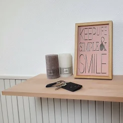 Wood&Sens Tablette Hêtre Massif Lamellé Collé Abouté, L.200 cm x l.30 cm, Ep.18 mm- Tablette Bois Et Mélaminé