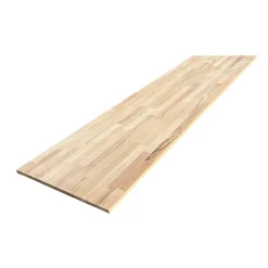 Wood&Sens Tablette Bois Et Mélaminé<Tablette Hêtre Massif Lamellé Collé Abouté, L.250 cm x l.60 cm, Ep.18 mm