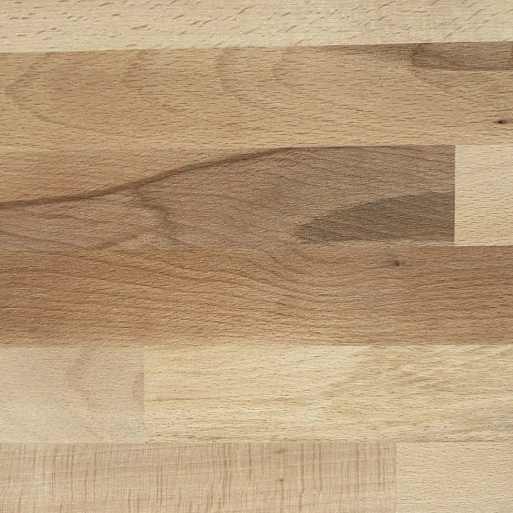 Wood&Sens Tablette Bois Et Mélaminé<Tablette Hêtre Massif Lamellé Collé Abouté, L.120 cm x l.30 cm, Ep.18 mm