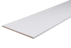 Tablette mélaminé blanc, 200 x 60 cm, ép.16 mm- Tablette Bois Et Mélaminé