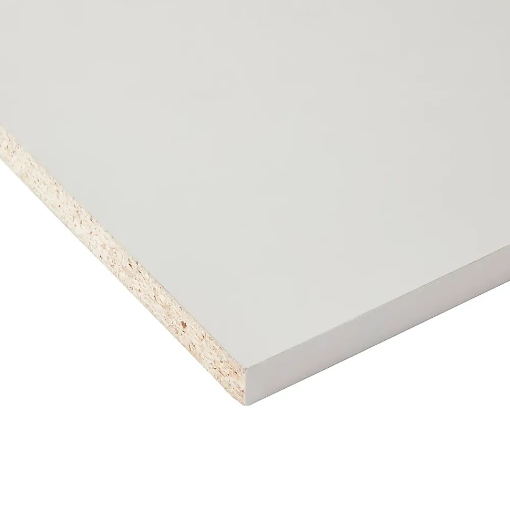 Tablette mélaminé blanc, 200 x 60 cm, ép.16 mm- Tablette Bois Et Mélaminé