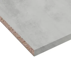 Tablette mélaminé béton Kala 50 x 250 cm,ép.1,8 cm- Tablette Bois Et Mélaminé