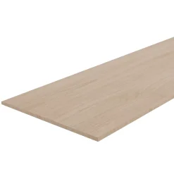 Tablette mélaminé chêne pâle, 120 x 20 cm, ép.18 mm- Tablette Bois Et Mélaminé