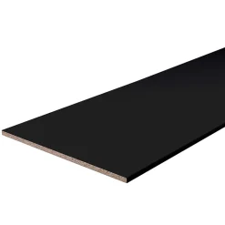Tablette Bois Et Mélaminé<Tablette mélaminé noir Berb 50 x 250 cm,ép.1,8 cm