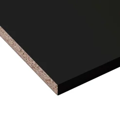 Tablette Bois Et Mélaminé<Tablette mélaminé noir Berb 50 x 250 cm,ép.1,8 cm