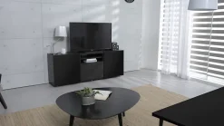 Tablette Bois Et Mélaminé<Tablette mélaminé noir Berb 60 x 250 cm,ép.1,8 cm