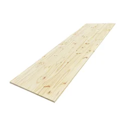 Wood&Sens Tablette Pin noueux, L.200 cm x l.50 cm, Ep.18 mm- Tablette Bois Et Mélaminé