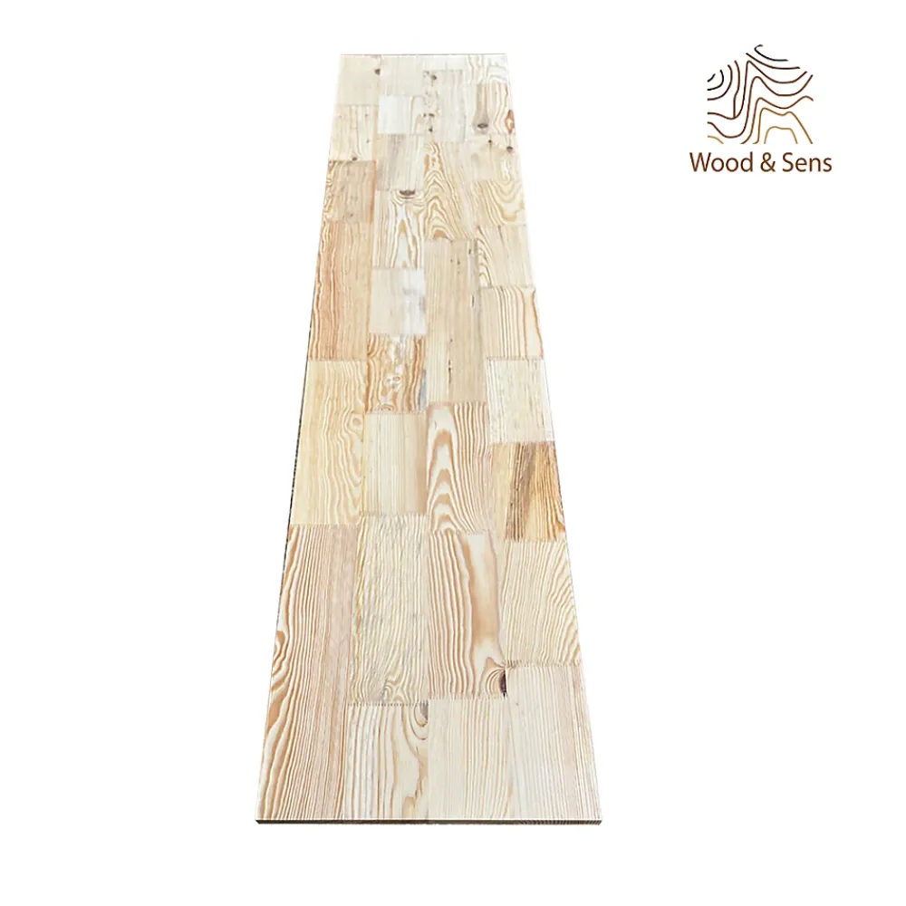 Wood&Sens Tablette Pin noueux, L.200 cm x l.30 cm, Ep.18 mm- Tablette Bois Et Mélaminé