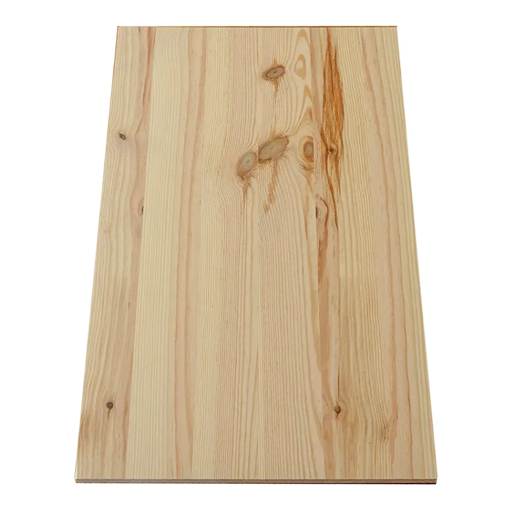 Wood&Sens Tablette Pin Rustique bois massif, L.80 x l.40 cm x Ep.22 mm- Tablette Bois Et Mélaminé