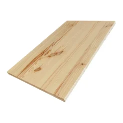 Wood&Sens Tablette Pin Rustique bois massif, L.80 x l.50 cm, Ep.22 mm- Tablette Bois Et Mélaminé
