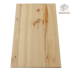 Wood&Sens Tablette Pin Rustique bois massif, L.80 x l.50 cm, Ep.22 mm- Tablette Bois Et Mélaminé