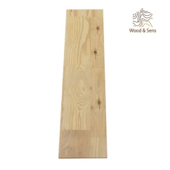 Wood&Sens Tablette Bois Et Mélaminé<Tablette Pin Rustique bois massif, L.80 x l.20 cm x Ep.22 mm