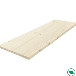 Forestea Tablette Bois Et Mélaminé<Tablette sapin massif lamellé collé abouté 1200 x 200 x 18 mm
