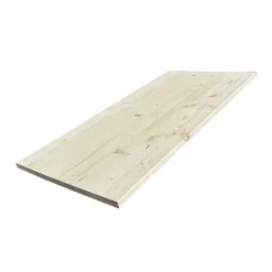 Wood&Sens Tablette Bois Et Mélaminé<Tablette Sapin Rustique, L.80 cm x l.30 cm, Ep.18 mm
