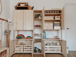 Astigarraga Kit Line Tablette supplémentaire en bois pour étagères NOVA, 73,5x37 cm- Tablette Bois Et Mélaminé