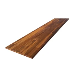 Wood&Sens Tablette Teck huilé bois massif, L.200 x l.40 cm, Ep.18 mm- Tablette Bois Et Mélaminé