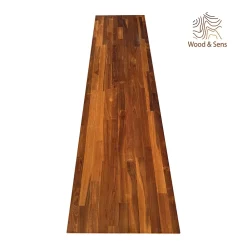 Wood&Sens Tablette Teck huilé bois massif, L.200 x l.50 cm, Ep.18 mm- Tablette Bois Et Mélaminé