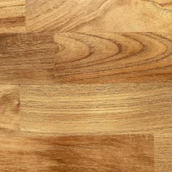 Wood&Sens Tablette Teck Massif Abouté, L.200 cm x l.50 cm, Ep.18 mm- Tablette Bois Et Mélaminé