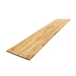 Wood&Sens Tablette Bois Et Mélaminé<Tablette Teck Massif Abouté, L.250 cm x l.60 cm, Ep.18 mm