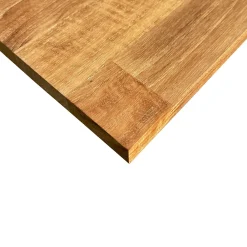 Wood&Sens Tablette Teck Massif Abouté, L.200 cm x l.40 cm, Ep.18 mm- Tablette Bois Et Mélaminé