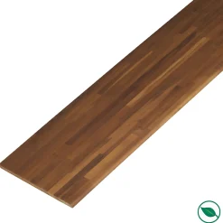 Forestea Tablette Teck massif Lamellé collé abouté 2000 x 150 x 18 mm- Tablette Bois Et Mélaminé