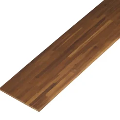 Forestea Tablette Teck massif Lamellé collé abouté 2000 x 150 x 18 mm- Tablette Bois Et Mélaminé