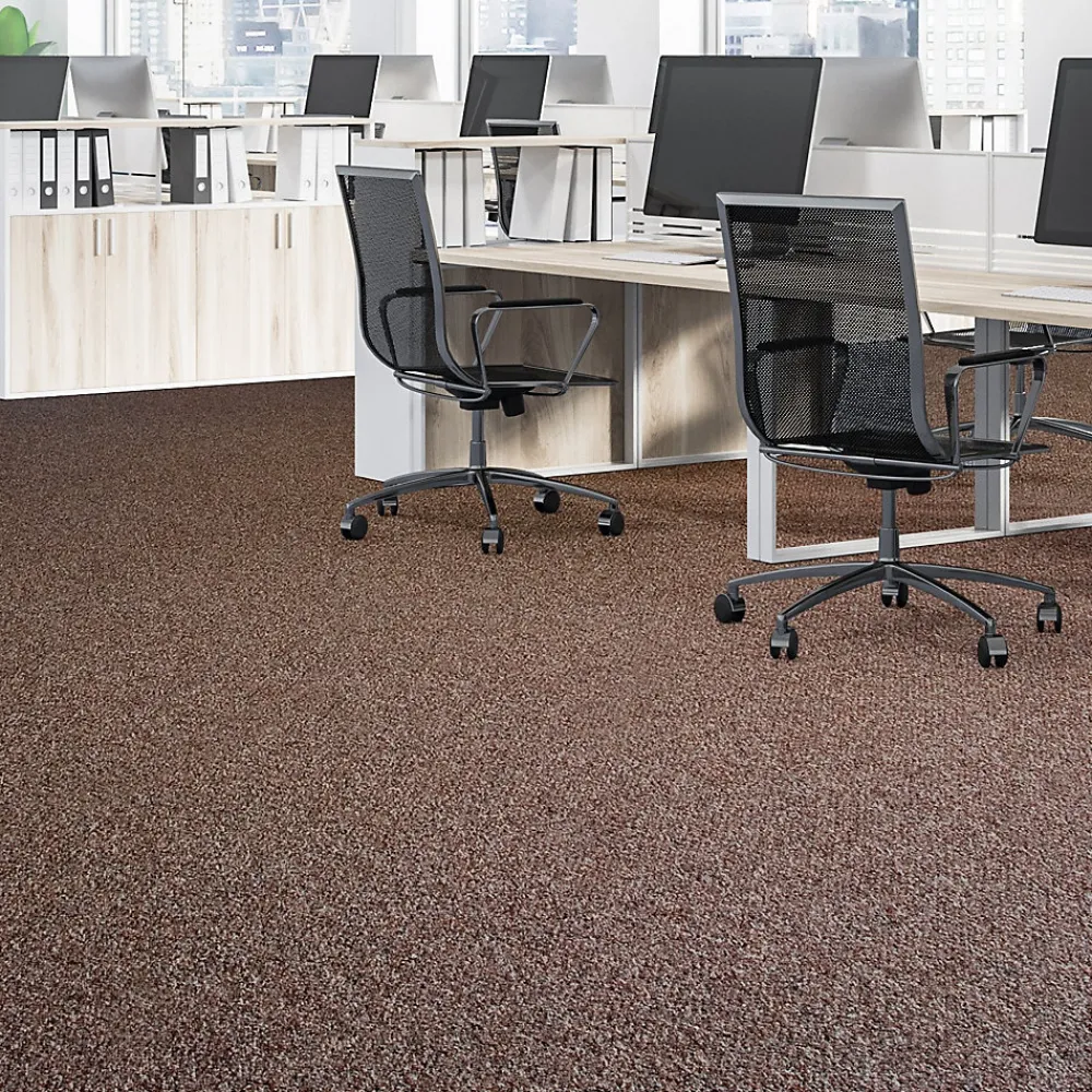 Floordirekt Tapis de couloir Pour Événement Malta Marron foncé 200 x 350 cm -- Moquette|Moquette
