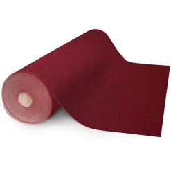 Floordirekt Tapis de couloir Pour Événement Malta Rouge foncé 200 x 500 cm -- Moquette|Moquette