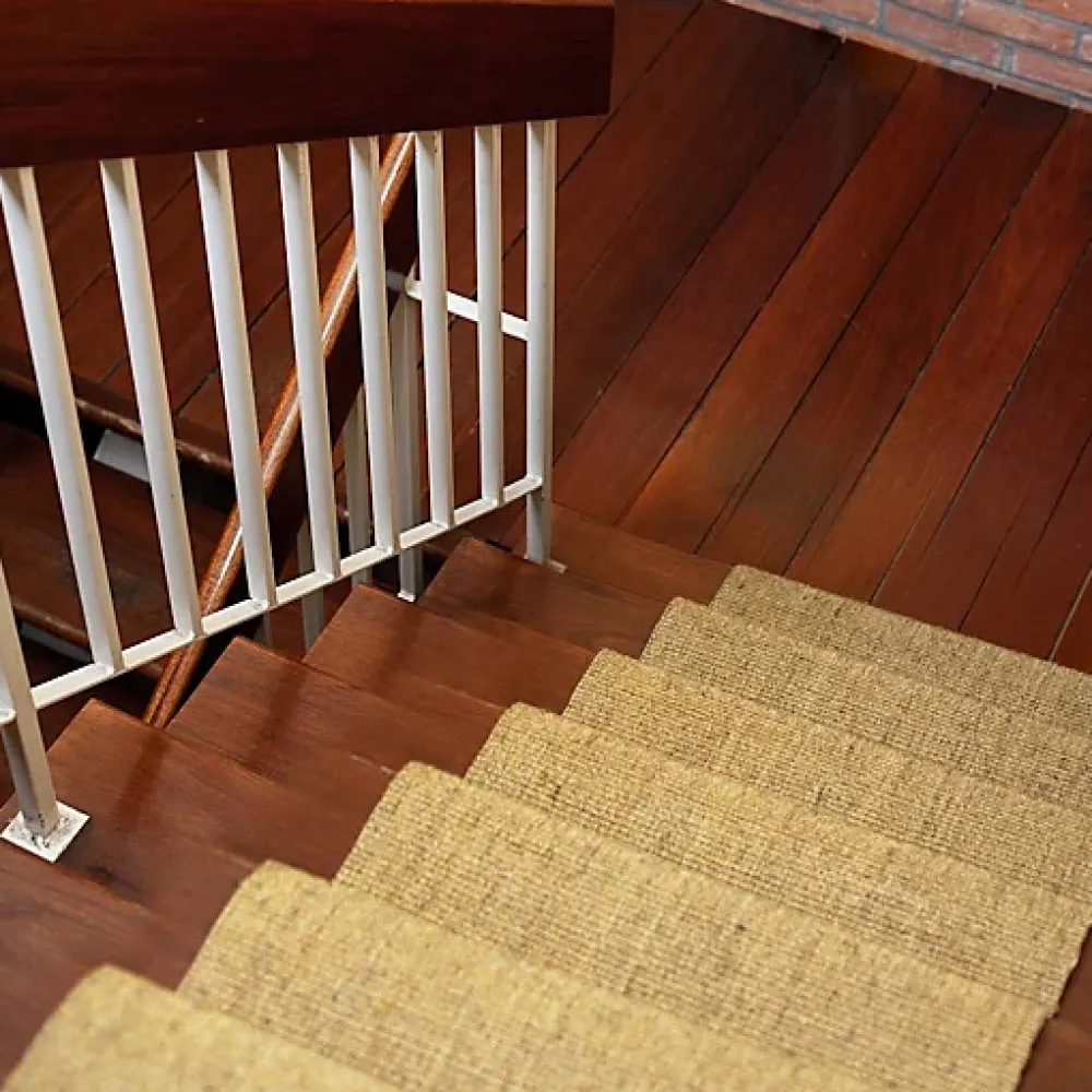 Décoweb Tapis de passage en sisal couloir et escalier - Sable - Rouleau de 0,67m x 4m- Sisal Et Jonc De Mer|Sisal Et Jonc De Mer