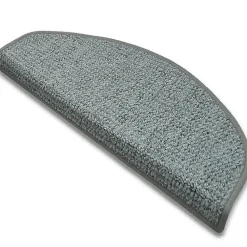 Floordirekt Accessoire D'Escalier<Tapis d'escalier Carlton Demi-circulaire Gris clair 23,5 x 65 cm -