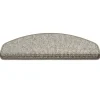 Floordirekt Accessoire D'Escalier<Tapis d'escalier Carlton Demi-circulaire Gris beige 23,5 x 65 cm -