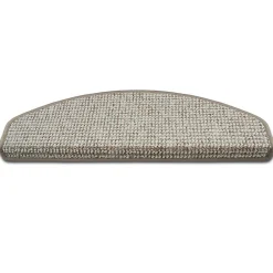 Floordirekt Accessoire D'Escalier<Tapis d'escalier Carlton Demi-circulaire Gris beige 23,5 x 65 cm -