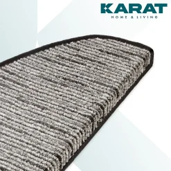 Floordirekt Accessoire D'Escalier<Tapis d'escalier Geneva Anthracite 23,5 X 65 cm Demi-rond