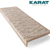 Floordirekt Tapis d'escalier Geneva Beige 23,5 X 65 cm Rectangulaire- Accessoire D'Escalier