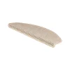 Floordirekt Accessoire D'Escalier<Tapis d'escalier Kalkutta Beige Demi-circulaire 23,5 x 65 cm