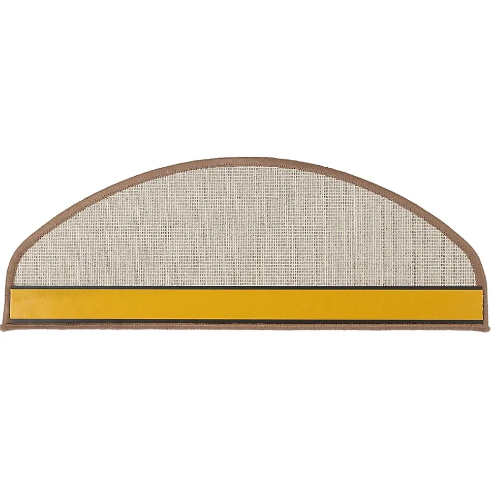 Floordirekt Accessoire D'Escalier<Tapis d'escalier London Beige 23,5 x 65 cm Demi-circulaire