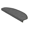 Floordirekt Accessoire D'Escalier<Tapis d'escalier London Gris foncé 23,5 x 65 cm Demi-circulaire