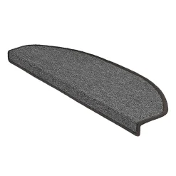 Floordirekt Accessoire D'Escalier<Tapis d'escalier London Gris foncé 23,5 x 65 cm Demi-circulaire