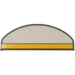 Floordirekt Accessoire D'Escalier<Tapis d'escalier London Gris foncé 23,5 x 65 cm Demi-circulaire